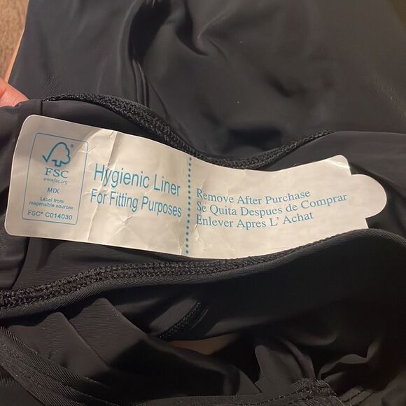 Andie The Laguna One Piece Swimsuit Black size S NWT minimalist - Picture 8 of 8